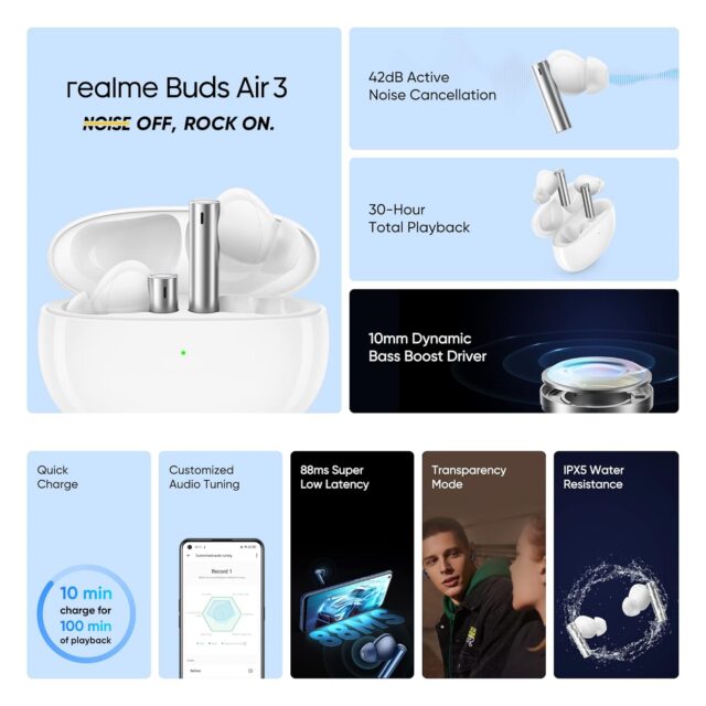 realme Buds Air 3 (White) - Image 7