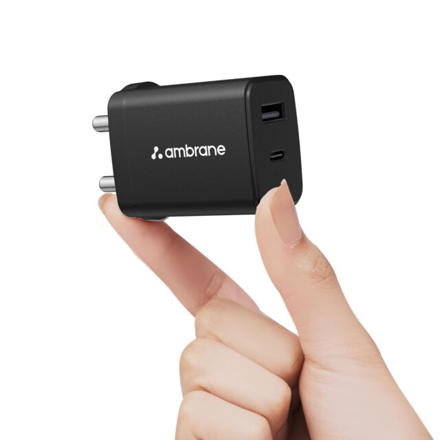 Ambrane 30W Dual Port GaN Charger